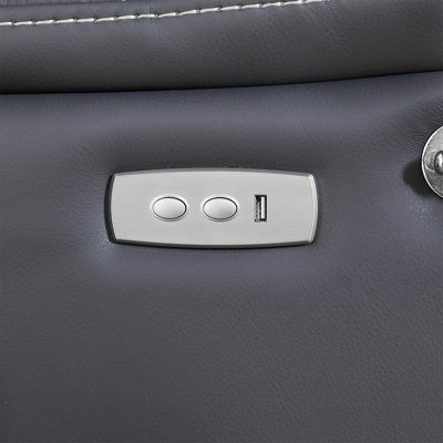 Fauteuil inclinable électrique Liyasi Zero Gravity avec degré d'allongement confortable, support de massage, de chauffage et de téléphone, poches latérales, ports de charge USB, profitez d'une détente extrême