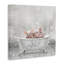 «Baby Piglets Bath Time Cute Animal Design» par Kimberly Allen - cadre flottant, impression sur bois-71019925-107104381
