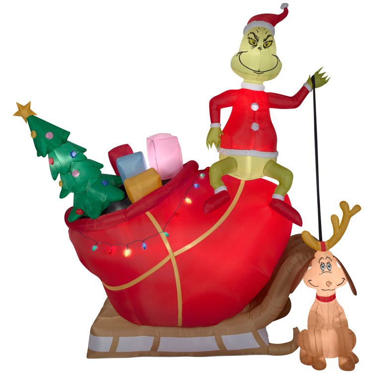 Take The Grinch for a Ride with This Fun Holiday Inflatable at Walmart