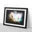 Lighthouse By The Coast Paint Splash - Picture Frame Graphic Art-56865657-56865658