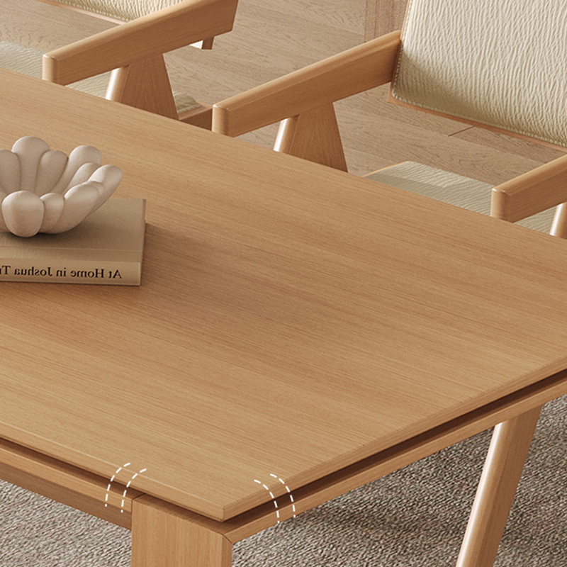 Wabi-sabi Style Dining Table Sets., 29.53"H x 70.87"L x 31.5"W