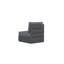 Sydney Armless Chair Charcoal + Slate Cushion-801901962-801901963