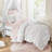 4 Pieces Twin/Twin XL Comforter Set,White-131299413-131299415
