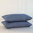 MooMee Pillowcases Envelope Closure 100% Washed Cotton Linen Like Textured Breathable Soft-108202820-108202832