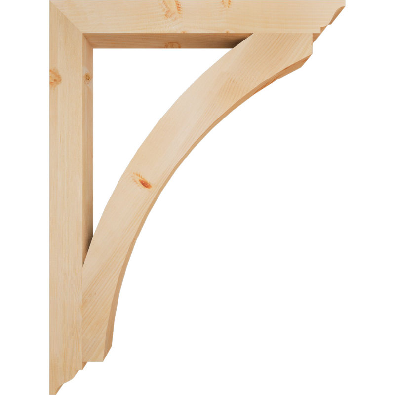 Thorton Traditional Bracket, 48"H x 3.5"W x 36"D, Douglas Fir (Smooth)