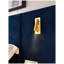 Structure de lit plateforme en velours pour grand lit avec tête de lit capitonnée à oreilles, lit bleu moderne avec lattes de bois, aucun sommier