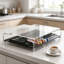 Porte-dosette pour dosettes Nespresso Vertuo, organisateur de tiroir à dosettes en acrylique transparent avec rouleau coulissant en douceur, rangement robuste