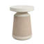 Table d'appoint sculpturale moderne Mgo Sienna