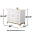Ensemble de meuble-lavabo simple 42 po Marlena-79721525-79721526-97966619