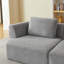 Canapé 3 places compressé avec tissu chenille, sans assemblage, peu encombrant pour le salon, un appartement-1186387548