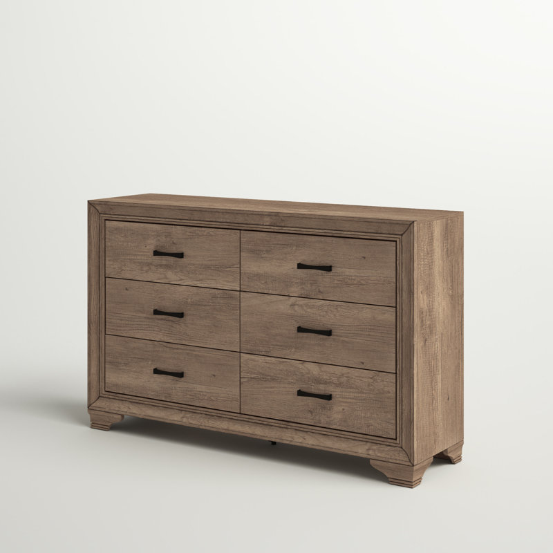 Commode double 6 tiroirs Eleora