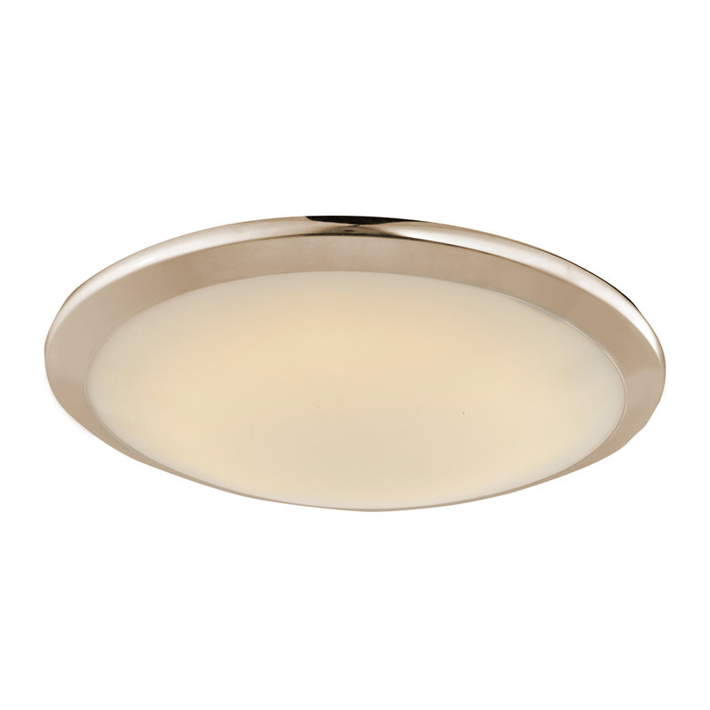 Johnston LED Flush Mount, Brushed Nickel