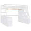 Lit mezzanine avec bureau, 7 tiroirs et 2 tablettes-734627765-734627770