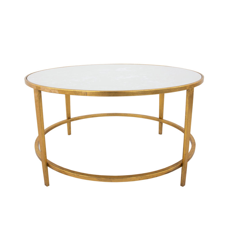 Augustine Coffee Table, Gold