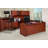 Nevjana U Desk with Single Pedestal Drawer Unit-32281804