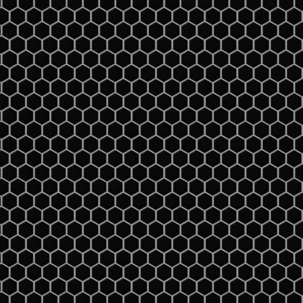 Metro 1" Hex Matte Black 10-1/4" x 11-7/8" Porcelain Mosaic Floor and Wall Tile
