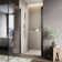 31.5'' - 33'' W x 72'' H Pivot Shower Door with Clear Tempered Glass