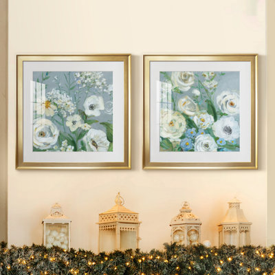 " Painterly Garden I " 2 - Pieces Painting Print