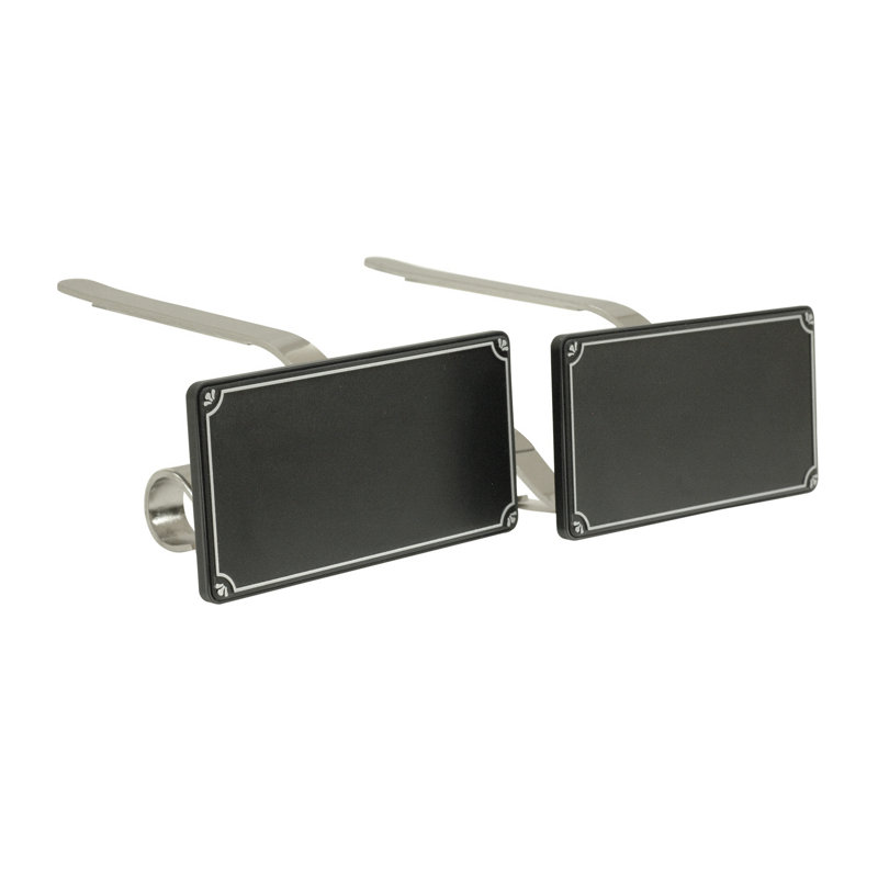 Porte-bas de tableau MantleClip, Argent
