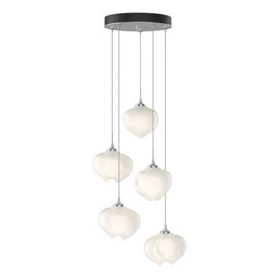 Luminaire suspendu géométrique à 5 lumières Ume
