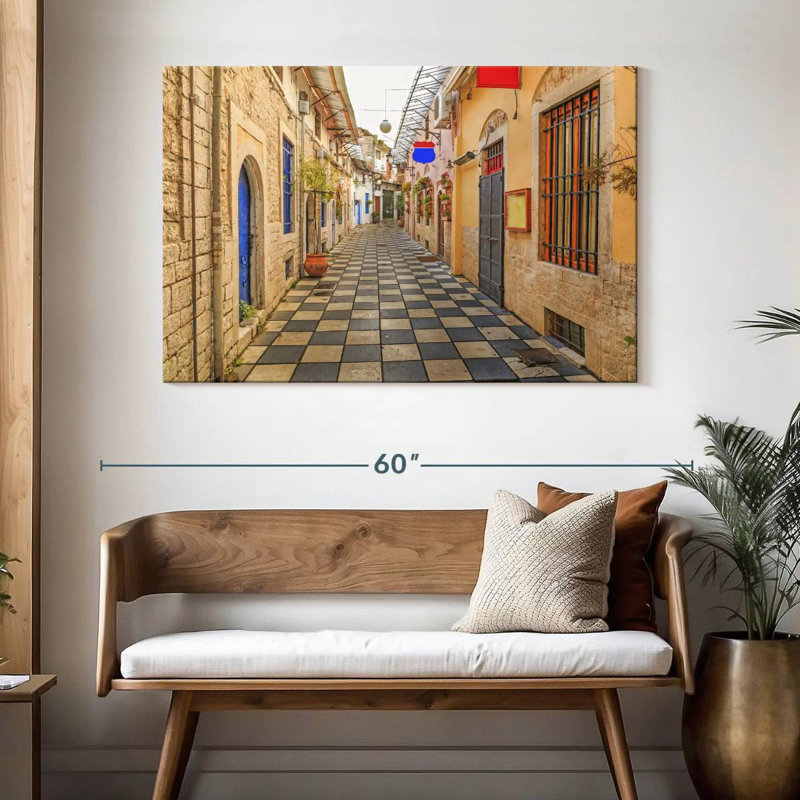 Stoa Liampei Street, 32" H x 48" W