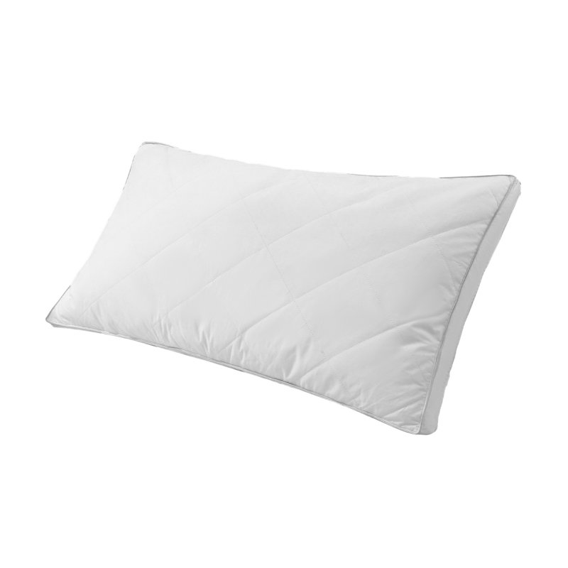 Ensemble de 2 oreillers en duvet pour très grand lit - de qualité hôtelière de luxe, doux et offrant un soutien pour les dormeurs sur le côté, le dos et le ventre