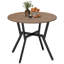 Dining Table Round Kitchen Table w/ Steel Frame