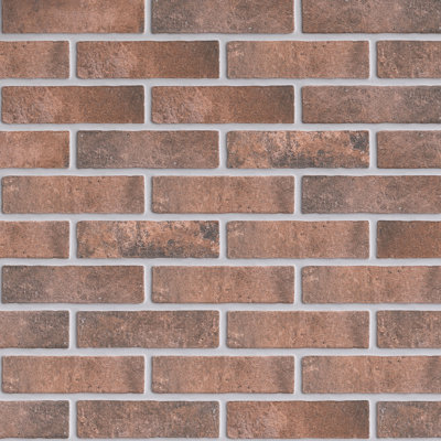 Jerica Brick 2.95 In. X 11 In. Matte Porcelain Floor And Wall Tile