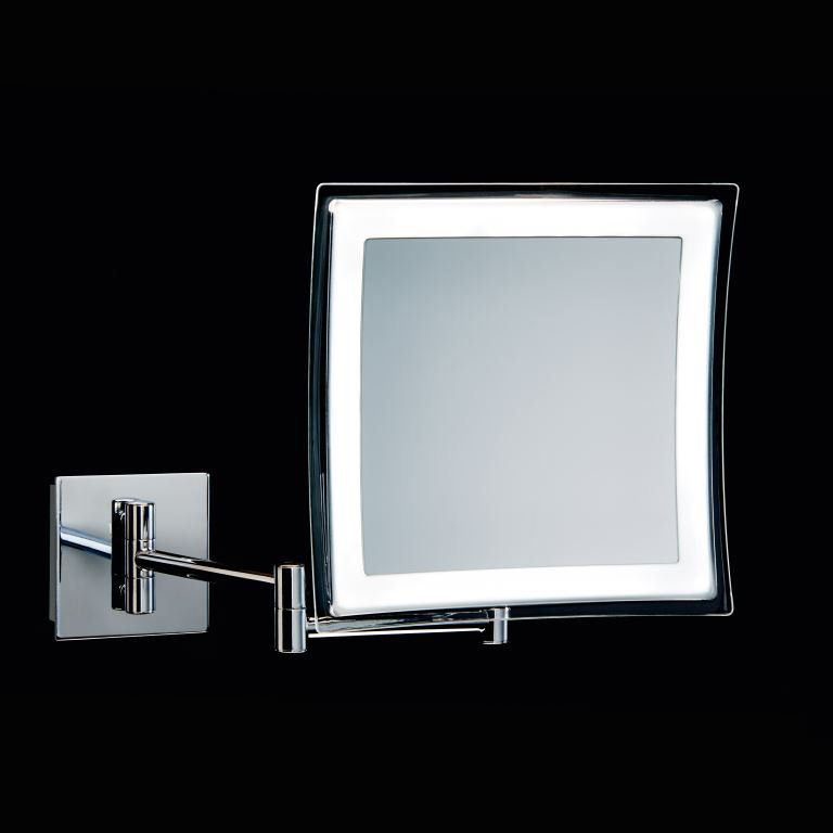 Spiegel Flat Metal Lighted Wall Mirror