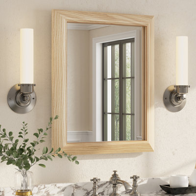 Amara Tempered Glass Mounted Wall Mirror