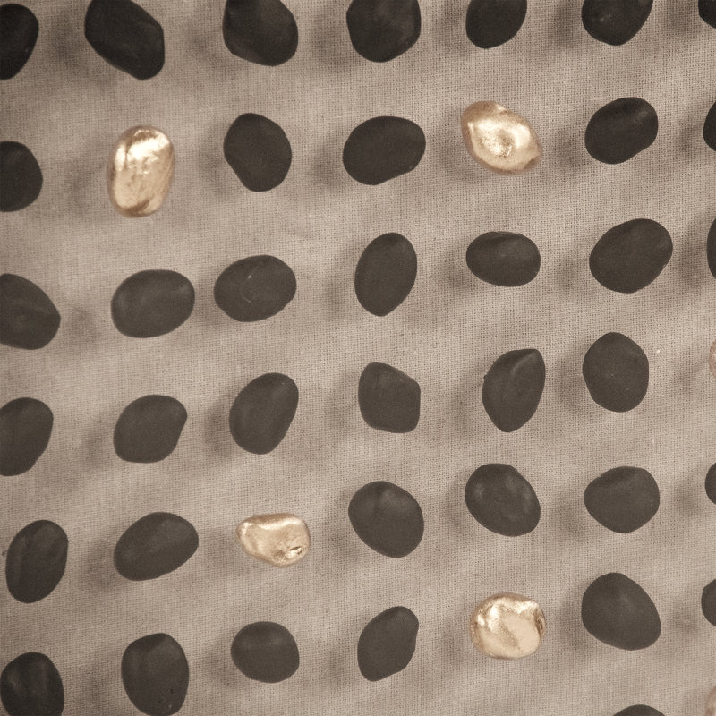 Gold Black Stone Wall Art Print