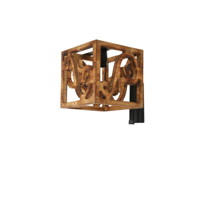 Applique à bras noire à 1 lumière Mattie