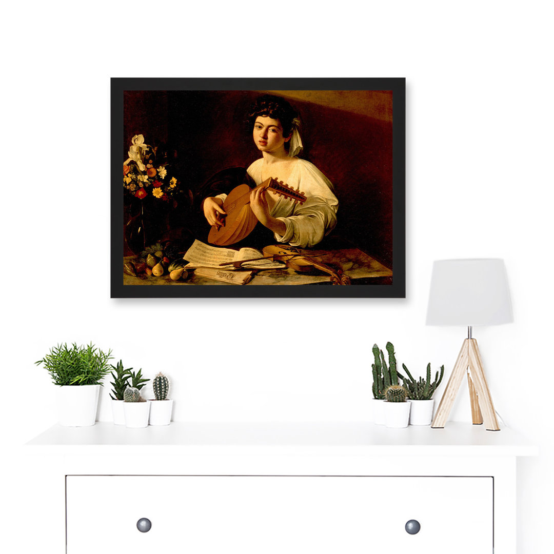 Study Caravaggio Lute Player - Single Picture Frame Print