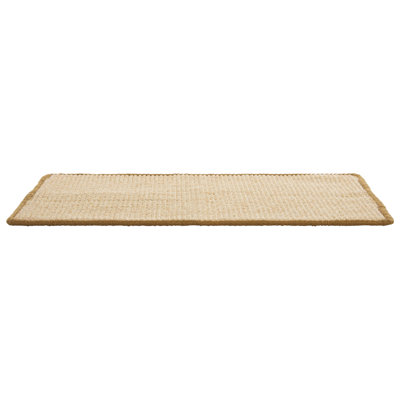 Glendolyn Sisal Cat Scratch Mat Natural Small Boucle Weave