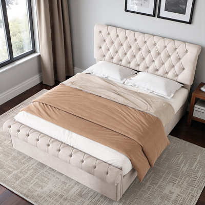 Upholstered Ottoman Storage Bed