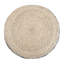 Pouf rond Edgeley - gris / naturel-1390562286