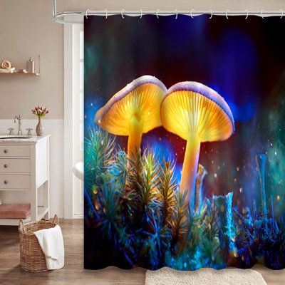 Rideau de douche avec 12 crochets Fantasy
