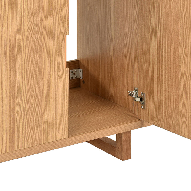 Meuble-lavabo 30 po avec lavabo simple en bois massif