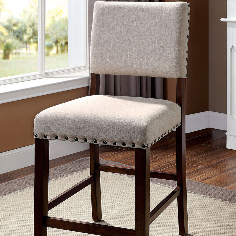 25.25'' H Linen Upholstered Parsons Chair