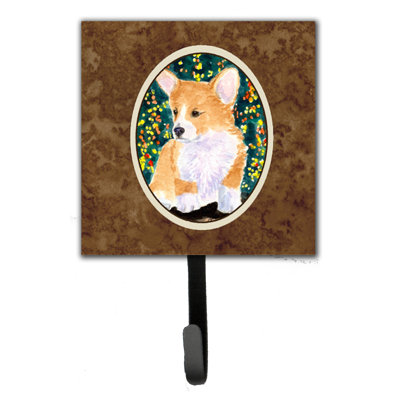 Porte-laisse corgi et crochet à clé