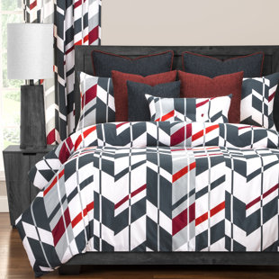 Valor Modern & Contemporary Chevron / Zig Zag Duvet Cover