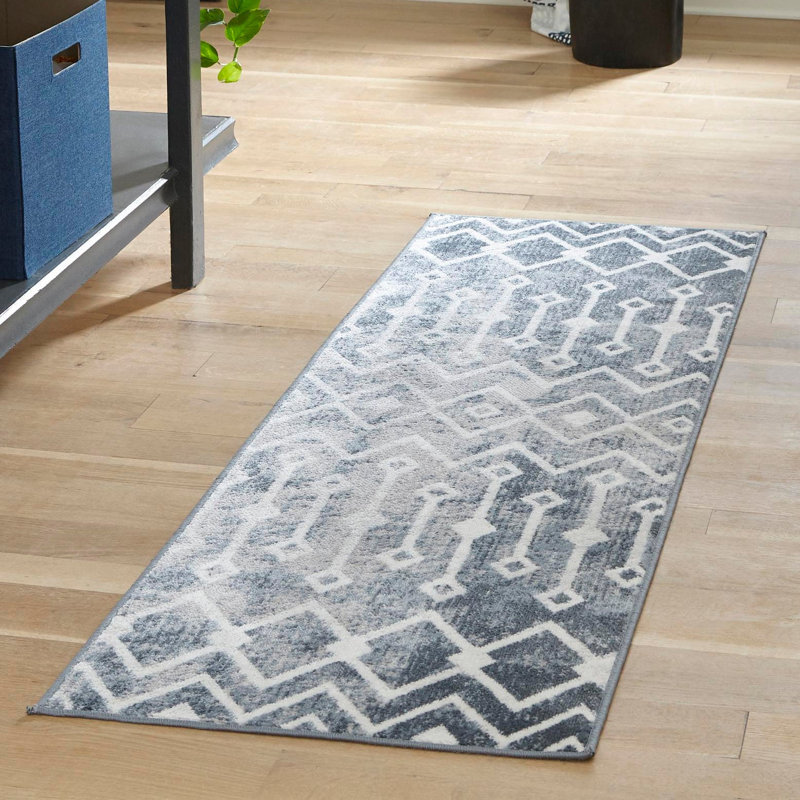 Alfaretta Geometric Indoor Rug, Runner 2'7" x 12'