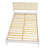 Crawford Modern Solid Wood Bed with Natural Woven Cane Headboard-88069949-67960621