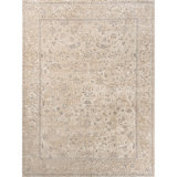 Handmade Silk and Wool Area Rug