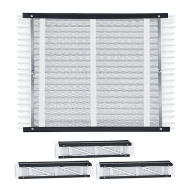 20 x 25 x 4 Furnace Filter, MERV 13 HVAC Ac Filters,12-Month Electrostatic Pleated Air Conditioner Filters, 4-Pack (Actual Size: 20.47 x 25.20 x 3.98 Inch) for Capturing Dust, Smog, Pet Dander