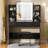 Greyden Vanity Set With LED Mirror & Built-in Outlets-1582080502