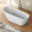 Baignoire autoportante 100% acrylique, baignoire avec rétention de chaleur, baignoire ergonomique pour salle de bain-129079720