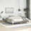 Cadre de lit Dabira, cadre de lit plateforme en tissu, sans matelas