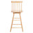 Abdoulaziz Swivel Solid Wood Counter Stool-199903984