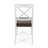 Gelacio Solid Wood Cross Back Side Chair-2082351670